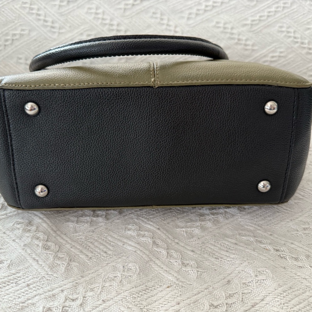 Tignanello Olive and Black Women's Tote Bag - Picture 5 of 9